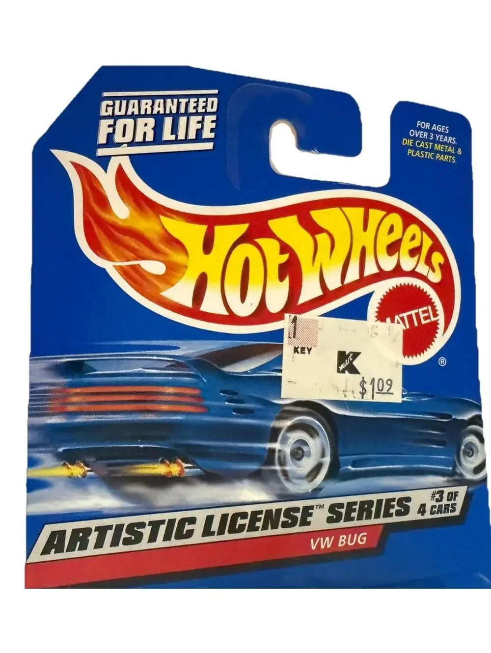 Hot Wheels 1960s VW Bug Volkswagen Beetle Diecast Artistic Licensed Serie 3/4